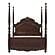 Deryn Park Queen Poster Bed - Cherry  by Homelegance