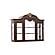 Deryn Park Buffet & Hutch - Brownish Gray by Homelegance