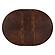 Deryn Park Round/Oval Dining Table - Brownish Gray by Homelegance