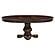 Deryn Park Round/Oval Dining Table - Brownish Gray by Homelegance