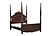 Deryn Park California King Poster Bed - Cherry by Homelegance