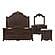 Deryn Park 4pc Queen Sleigh Bedroom Set  - Cherry by Homelegance