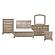 Bethel 5pc Queen Bedroom Set - Brushed Gray by Homelegance