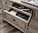Bethel Dresser, Hidden Drawer - Brushed Gray by Homelegance