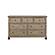 Bethel Dresser, Hidden Drawer - Brushed Gray by Homelegance