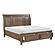 Bethel California King Platform Bed w/Footboard Storage - Antique Brown by Homelegance
