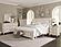 Bethel Eastern King Platform Bed w/Footboard Storage - Brushed White  by Homelegance