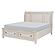 Bethel Queen Platform Bed w/Footboard Storage - Brushed White  by Homelegance