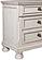 Bethel Nightstand, Hidden Drawer - Brushed White  by Homelegance