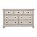 Bethel Dresser, Hidden Drawer - Brushed White  by Homelegance