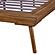 Wrenn Eastern King Platform Bed - Chestnut & Dark Gray by Homelegance