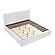 Mulvane Eastern King Platform Bed - Natural by Homelegance