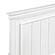 York Queen Bed - White by Homelegance