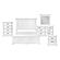 York 5pc Queen Bedroom Set  - White by Homelegance
