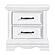 York Nightstand - White by Homelegance