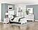 York Twin Bed - White by Homelegance