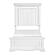 York Twin Bed - White by Homelegance