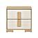 Sterling Nightstand - Natural & White by Homelegance