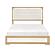 Sterling California King Bed - Natural & White by Homelegance