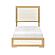 Sterling Twin Bed - Natural & White by Homelegance
