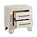 Aspen Nightstand - Dusty Gray Oak by Homelegance