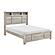 Everett Eastern King Bed - Gray  by Homelegance
