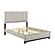 Westport Queen Platform Bed - Beige by Homelegance