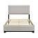 Westport Eastern King Platform Bed - Beige by Homelegance