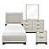 Westport 4pc Twin Bedroom Set  - Beige by Homelegance