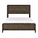 Emmett Queen Bed - Dark Walnut by Homelegance