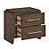 Emmett Nightstand - Dark Walnut by Homelegance