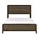 Emmett Eastern King Bed - Dark Walnut by Homelegance