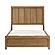 Charlotte  Queen Platform Bed w/Storage Side Rails - Light Brown by Homelegance