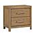 Charlotte Nightstand - Light Brown by Homelegance