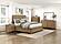 Charlotte  California King Platform Bed w/Storage Side Rails - Light Brown by Homelegance