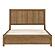 Charlotte  California King Platform Bed w/Storage Side Rails - Light Brown by Homelegance