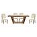 Wilshire 5pc Dining Table and 4 Side Chair - Natural by Homelegance