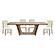Wilshire 5pc Dining Table and 4 Side Chair - Natural by Homelegance