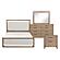 Riley 4pc Queen Bedroom Set  - Light Brown & Beige by Homelegance