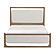 Riley California King Bed - Light Brown & Beige by Homelegance