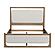 Riley California King Bed - Light Brown & Beige by Homelegance