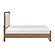 Riley California King Bed - Light Brown & Beige by Homelegance