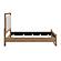 Riley California King Bed - Light Brown & Beige by Homelegance
