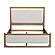 Riley Eastern King Bed - Light Brown & Beige by Homelegance