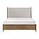Sonoma California King Platform Bed - Brown & Light Gray by Homelegance