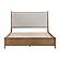 Sonoma California King Platform Bed - Brown & Light Gray by Homelegance