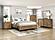 Sonoma Eastern King Platform Bed - Brown & Light Gray by Homelegance