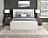 Carmel Eastern King Platform Bed - Beige by Homelegance