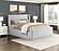 Carmel Queen Platform Bed - Light Gray by Homelegance