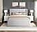 Carmel Queen Platform Bed - Light Gray by Homelegance